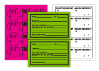 1-Color Laser Sheet Labels