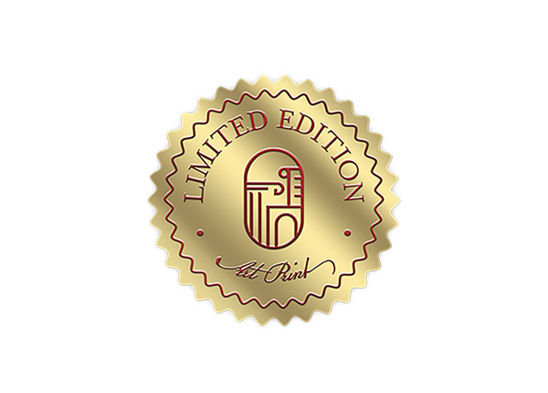 1 1/2" Burst Foil & Embossed Combination