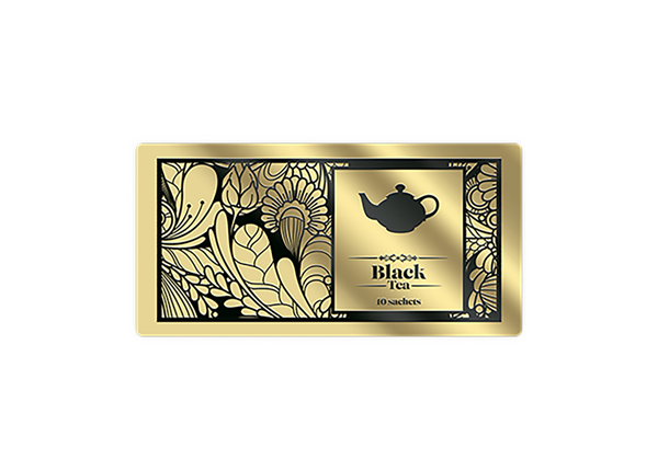 1 1/2" x 3" Rectangle Foil & Embossed Combination