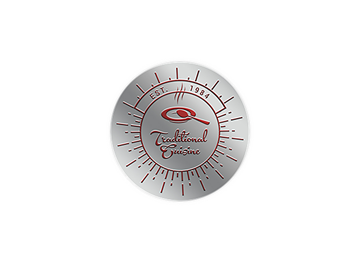 1" Circle Foil & Embossed Combination