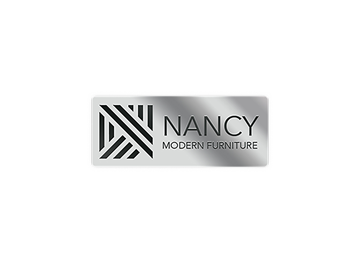 1" x 2 1/2" Rectangle Foil & Embossed Combination
