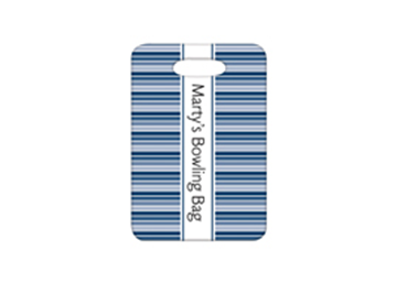 2 3/4" x 4" Rectangular Plastic Luggage/Bag Tag