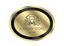 2 7/8" x 3 3/4" Oval Foil & Embossed Combination