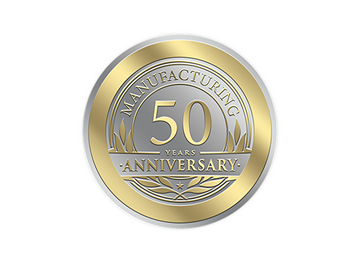 2" Circle Foil & Embossed Combination