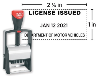 2000 Plus® Self-Inking 2460  Heavy Duty Metal Dater