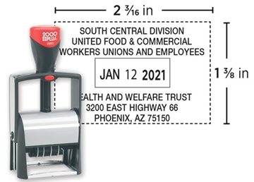 2000 Plus® Self-Inking 2660   Heavy Duty Dater