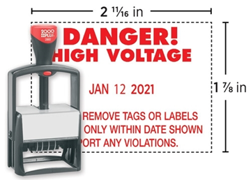 2000 Plus® Self-Inking 2860  Heavy Duty Metal Dater