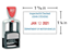 2000 Plus® Self-Inking 360  Heavy Duty Plastic Dater