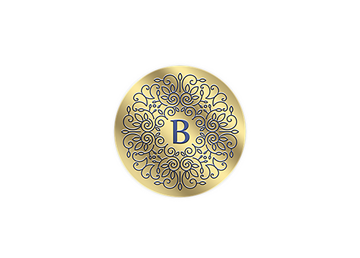 3/4" Circle Foil & Embossed Combination