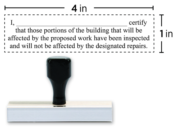 Traditional Rubber Stamp RF73