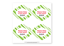 Custom Floor Decal, Ornament 2, Set of 4