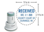 Xstamper® N85 Pre-inked Round Xpedater