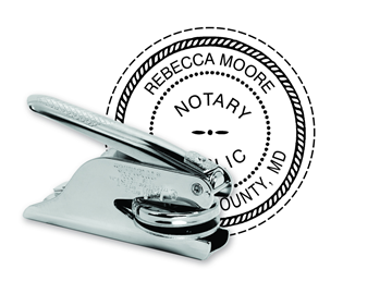 Custom Official K Pocket Notary Seal 2"