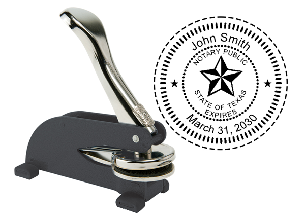 Custom Official KO Desk Notary Seal 2"