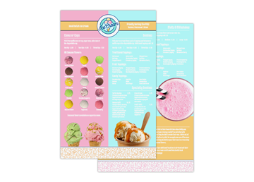 Custom Sheet Menu, Durable and Disposable Restaurant Menus, 11 x 17 Sheet