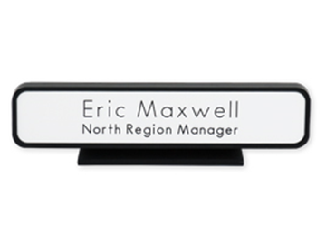 Designer Desk Sign with Holder, 2" x 10"