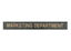 Engraved Plastic Sign, 1" x 8"