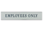 Engraved Sign with Metal Flush Wall Mount Holder, 2" x 10"