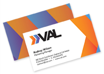 Full Color Flat Standard Business Card - Front & Back