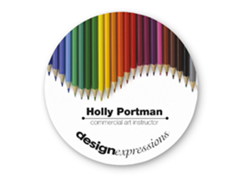 Full Color Name Badge - SHAPE F -  3" DIA