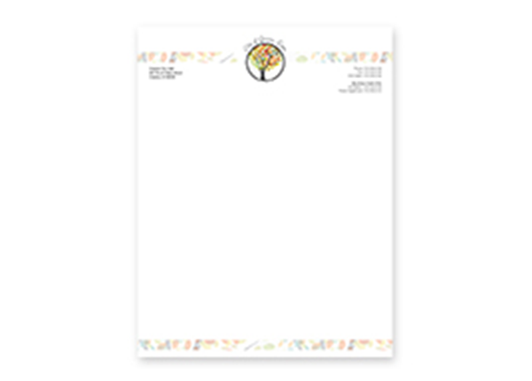 Full Color Raised Letterhead