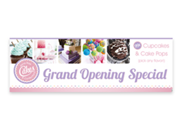 Full Color Value Banner - 24" x 72"