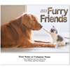 FURRY FRIENDS WALL CALENDAR STAPLED