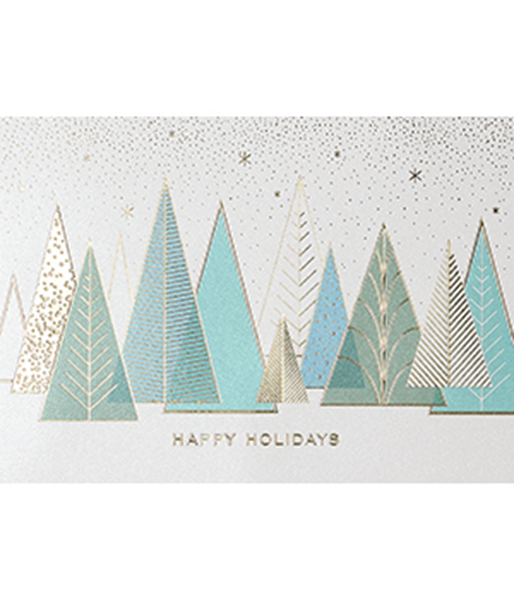 Geometric Treeline - Printed Envelope