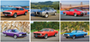 MUSCLE CAR WALL CALENDAR STAPLED